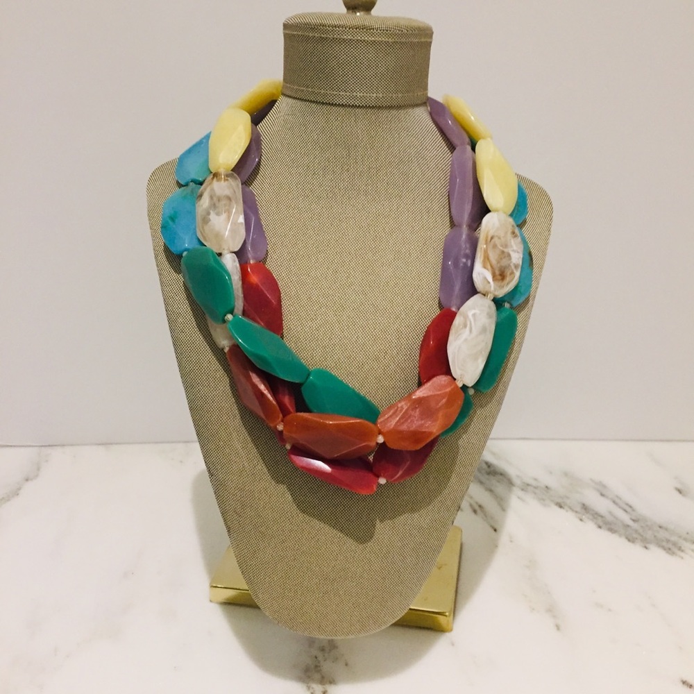 Vintage Anthropologie Beaded Necklace
